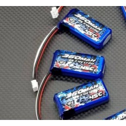 Accus Lipo GL RACING 2S-360mAh