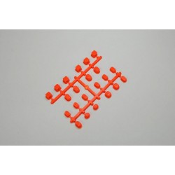 BAGUES DE SUSPENSION INFERNO MP9 / ORANGE FLUO