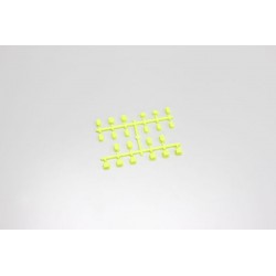 BAGUES DE SUSPENSION INFERNO MP9 / JAUNE FLUO