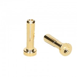 ORI40055. CONNECTEURS 4MM GOLD MALES (2)  LOW PROFILE