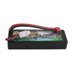 Gens ace Batterie LiPo 2S 7.4V-5500-50C(Deans) 139x47x25mm 245g *