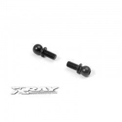 BALL END 4.9MM WITH THREAD 6MM (2) - 362650 - XRAY