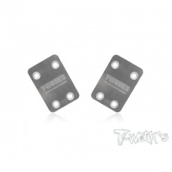 TO220K- Sabot de protection de chassis Inox pour KYOSHO MP9 (2pcs)